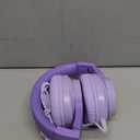 Kids Headphones, Wired Headphones for Kids Over Ear with Microphone, 85/94dB Volume Limiter Headphone for Girls Boys, Foldable Headphone for Learning & Entertainment, Gradient Deep Purple