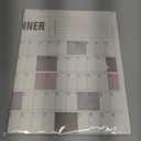 Yearly Wall Calendar with Holidays, Full Year Calendar One Page, Annual Year Wall Calendar with Stickers, Horizontal, 23"X 33" (Open), Paper Folded