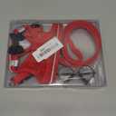 NCMAMA Cat Vest Harness and Leash Set for Walking, Escape Proof, Adjustable Kitten Harness, Breathable Mesh with Reflective Strips, Detective Conan-Inspired Design, Red, XS