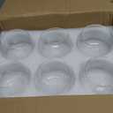 PINIWON Set of 12 Clear Glass Tealight Candle Holder, 3'' H x 3.9'' W, Small Bubble Vases, Round Bowl Votive Candle Holders Bulk for Wedding Table Centerpiece Home Decor (Large)