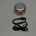 LENRUE A2 Portable Wireless Bluetooth Speaker with Lights and Lanyard,5W Mini Small Metal Speakers Bluetooth 5.0/Aux-in for iPhone Android Home Outdoor, Gifts for Women/Girls (Rose Gold)