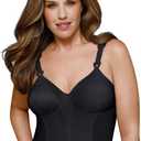 Exquisite Form 5107532 Fully Slimming Wireless Back & Posture Support Longline Bra with Back Closure