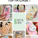 Kawaii 3D Teddy Bear Pop-Up Stand and Grip Phone Case for Samsung Galaxy S24 Ultra, Cute Cartoon Animal Phone Cover for Girls, Boys, Kids, Teens, and Womens