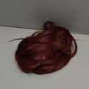 WIGER Long Wine Red Wigs with Bangs Straight Dark Red Hair Wig for Women Long Bangs wig Full Burgundy Cosplay Wig for Girls Synthetic Colored Hair for Daily or Costumes