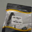 Twozoh Left Angled Coiled Mini HDMI to HDMI Cable, 90 Degree Mini HDMI to HDMI Coiled Cable Support 3D/4K 1080P Stretched Length to 1.5M / 5FT