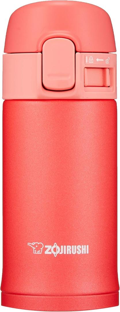 Zojirushi Stainless Mug, 1 Count (Pack of 1), Coral Pink, 200 milliliters