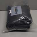 Blackout Curtains 127 x 244 cm Black