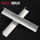 2 PCS 1.5" x 1.5"x 1/8" Aluminum Angle 6061, 13 in Long Aluminum Angle Stock, T6511 Mill Stock, 3mm Thick