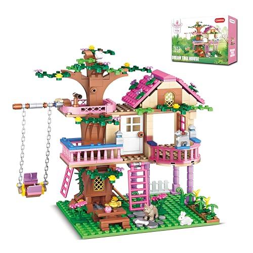 CSNRHG Dream Tree House Building Set Construction Educational Toy 504 Pieces Gifts for Girls Teens Kids Adults Ages 6+