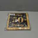 50th Birthday Decorations Boxes for Men- 3PCS Black Gold Happy 50th Birthday Balloons Boxes, 50 Year Old Party Supplies for Men Women