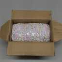 Caleihd Crinkle Cut Paper Grass Cushion Paper Streamer for Christmas Wedding Birthday Bridesmaid Engagement Craft Gift Boxes Bags Filler Decoration 4.5oz Diamond White