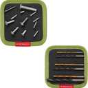 Magnetic Tool Mat Set, Mechanic's Magnetic Tray, Screw Mat & Garage Accessory 2pcs