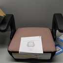 Clek Olli Backless Booster Seat with Extra Padding, Comfort Cube Construction, Quick-Release Strap, Rigid Latch System, and Flame Retardant-Free, Vintage