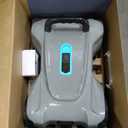 LanOcean Cordless Automatic Pool Cleaner Robot, Efficient Pool Vacuum Robot w/Self-Parking, 120Min Runtime, Auto Debris Removal, Ideal for Daily Maintenance of Flat Above Ground & Inground Pools-Gray