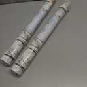 2 x Leaf Pattern Window Tint with Installation Tools, Blackout Window Cover, Sun Blocking Window Tint for Home (Full Blackout Opaque, 17.7'' x 78.7'')