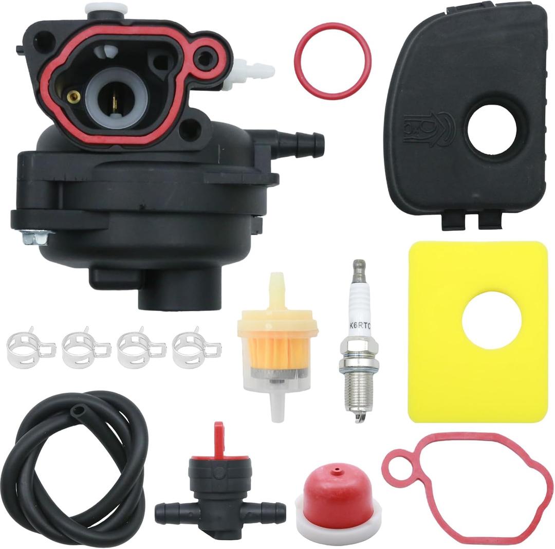SYOWADA Carburetor Kit, Replacement for Yard Machine 11A-02BT729 12A-A1BA729 Replacement for BS 500 series engines Fit for 21"MTD Murray M20300 Vertical Engine 125cc 140cc