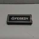 FEISEDY Fashion Blue Light Blocking Glasses for Woman Men Trendy Vintage Square Frame Stylish Fake Eyeglasses B0285 (Brown)