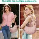 CORALDAISY Puffer Tote Bag for Women Lightweight Tote Bag with Zipper, Large Work Bag Quilted Travel Puffy Shoulder Handbag