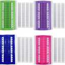DD-life 4 Pcs 30 Positions Embroidery Thread Organizer Cross Stitch Tool Embroidery Floss Organizer Kit （1 Green，1 Blue，1 Pink，1 Purple）