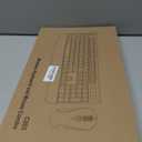 Wireless Keyboard and Mouse Combo, EDJO 2.4G Full-Sized Ergonomic Computer Keyboard with Wrist Rest and 3 Level DPI Adjustable Wireless Mouse for Windows, Mac OS Desktop/Laptop/PC(Galaxy Blue)