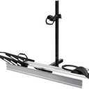 Young Electric Hitch Mount Single Bike Rack with Ramp for Electric Bike, 100 lbs. Capacity Bike Carrier for Truck, Trailer, RV, SUV