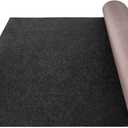 Happybuy 6 ft x 13 ft Black Marine Carpet for Boats Waterproof - 0.18" Thick Indoor Outdoor Rug Carpet Roll for Home Patio Porch Deck