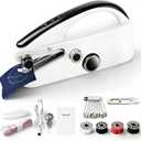 Handheld Sewing Machine, Portable Mini Sewing Machine for Beginners, Electric Hand Held Sewing Machine for Adults, Easy To Use Sewing for Clothes and Fabrics Crafts