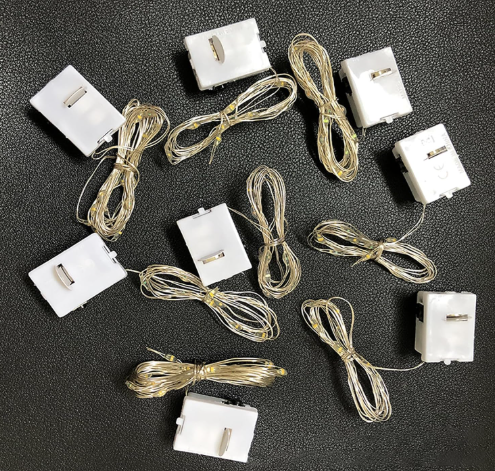 GLocKi 20 Pack 3 ft 10 LED Battery Powered Fairy String Light, String Lights for Bedroom Party Wedding Xmas Tree Decoration