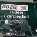 Trideer Exercise Ball for Yoga, Pilates & Fitness – Stability Ball Equipment for Home Gym & Office Chair, Core & Balance Training Accessories, Physical Therapy Equipment, Quick Pump Included