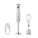 Cordless Hand Blender, UTALENT Variable Speed Immersion Blender handheld Rechargeable, with USB-C Charging Cable, Egg Whisk, for Smoothies, Milkshakes, Hummus and Soups – White