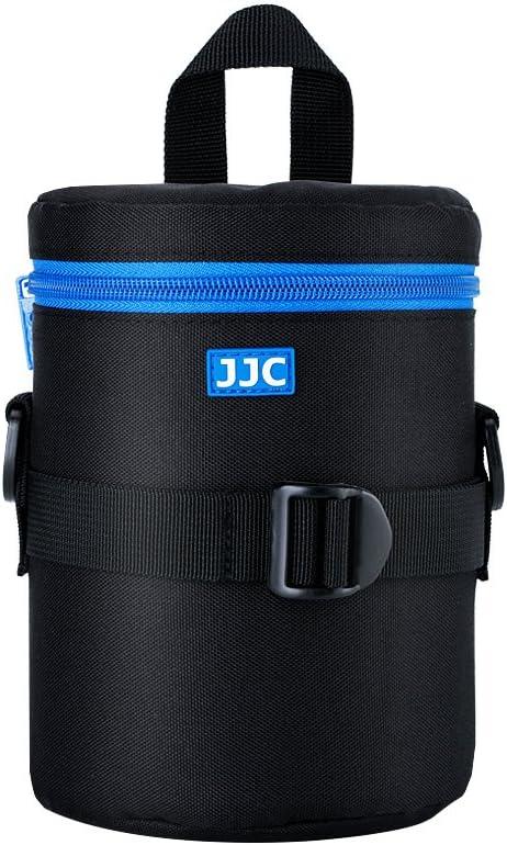 JJC Deluxe Lens Case Pouch Bag for Canon EF 24-70mm f2.8L USM/EF 50mm f1.2L USM/EF 85mm f1.2L II USM, Tamron SP 70-300mm f4-5.6 A005, Sigma APO DG 70-300mm f4-5.6 & More Lens below 3.9" x 6.5"(D x L), XL Size
