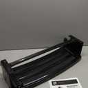 Lippert Components Radius 24" Single Manual RV Step Assembly, 300 lbs. Anti-Slip Steps, Compact One-Hand Expand or Collapse, Black Powder Coat, Travel Trailers, 5th Wheels, Campers - 432678