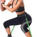 Vertical Jump Trainer, Resistance Bands Set for Leg and Thigh, Strength Agility Power Exercise Basketball Volleyball Football Tennis Training Equipment (60LB)