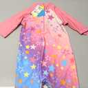 TFJH E Short Sleeve Girls Swimsuits UV 50+ One Pieces Bathing Suits Zipper 8A