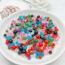 2 x 200PCS 10MM Round Crystal Acrylic Beads Crystal Faceted Beads Spacer Beads for DIY Crafts Jewelry Making, Bracelets Necklaces Wind Chimes Suncatchers Loose Gemstones(61-Purple)