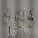 6pcs Christmas Stocking Holders Metal Hanger Hooks Decorative Mantel Hooks for Christmas Holiday Party Decoration - Gold