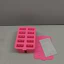 Homemade Popsicles Molds, Food Grade Popsicle Molds for Kids, 10 Cavity Non-BPA Silicone Ice Pop Maker, Reusable Silicone Popsicle Molds with 50 Stick, 50 Bags, Funnel (Pink)
