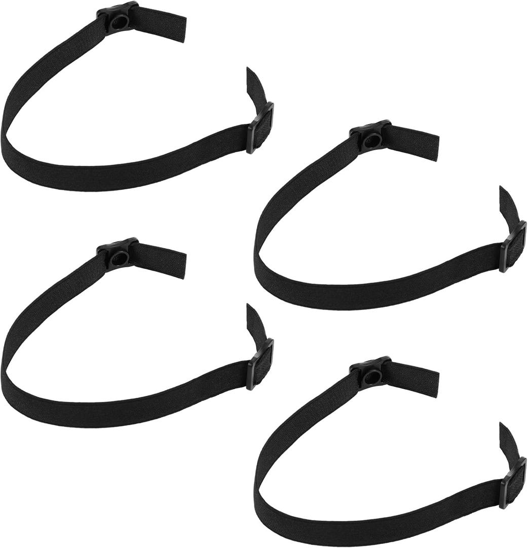 FairySandy 4 Pcs Padded Chin Strap for Batting Helmet Softball Football Baseball Helmet Chin Strap Breathable Adjustable Fits Youth Helmets with Exterior Snaps