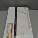 Homemory Flameless Candles with Embedded Star String Fairy Lights, Battery Operated Candles, LED Candle, Fake Candles with Remote Control and Timer, Ivory, Set of 5(H4 5" 6" 8" 8")