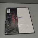 Black Red Birthday Gift Bag, 11" Birthday Paper Wrapping Bag with Tissue Paper, Greeting Card Envelope for Party Decorations Supplies Favors, Wrapping Paper for Women Men