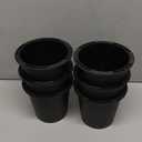 Bed Riser/Furniture Lift Bed/Bed risers/Furniture Lifter/Table risers/Frame Risers Create Under Bed Storage Heavy Duty for Furniture Height Adjustment Round Black (6 Pack, New 4 Inch)