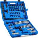 Orion Motor Tech Gear Puller Set, 3" 4" 6" 8" Bearing Puller Kit, 24pc 2 Jaw & 3 Jaw Gear Puller with Reversible Jaws, Heavy Duty Pulley Puller Tool for Pulley Gear Bearing Flywheel Removal