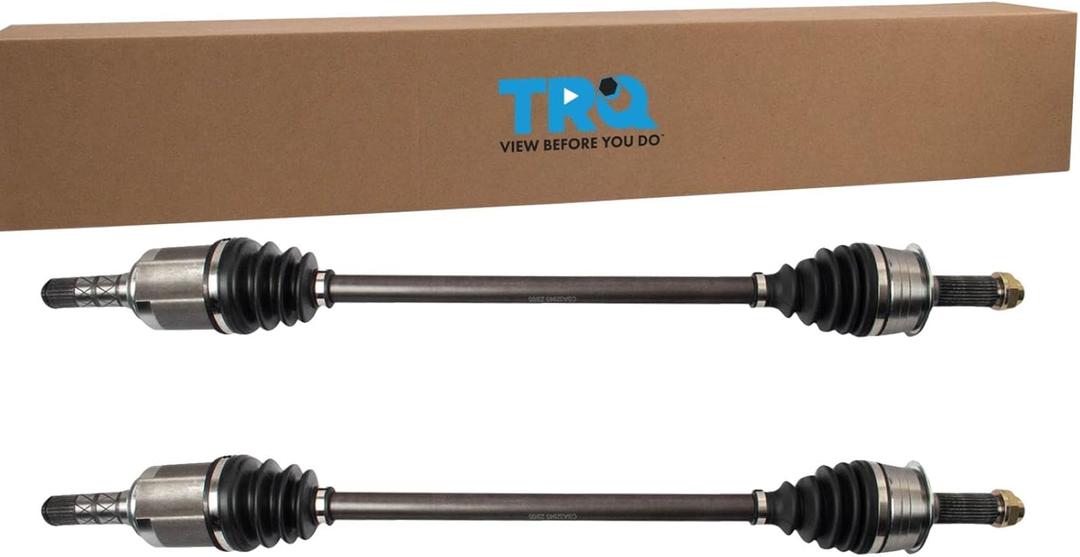 TRQ Front Driver and Passenger Side CV Axle Assembly Set Compatible with 2015-2019 Subaru Legacy Outback 2.5L Automatic
