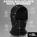 Tough Headwear Balaclava Ski Mask for Men & Women - Motorcycle Shiesty Mask - Thermal Winter Face Masks - Men's Pasamontaas (Black)