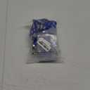 Name Tags,Bird Fiy 50 Pcs Waterproof Type Clear Plastic Horizontal Name Tag Badge Id Card and 50 Pcs Blue Lanyard
