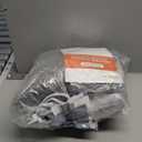 HOMLYNS LuxeHeat Heated Blanket Throw, Soft Flannel Sherpa, Electric Blanket 5 Heat Settings, Fast Heating, Heating Throw Blanket 3 Hours Timer Auto Shut Off, Machine Washable, 5060 Inches, Grey