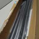 Black Tension Curtain Rod 41-166In, Extra Long Outdoor Curtain Rod