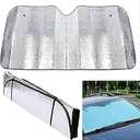 BNYD Car Windshield Sunshade Foldable Reflective Sun Visor