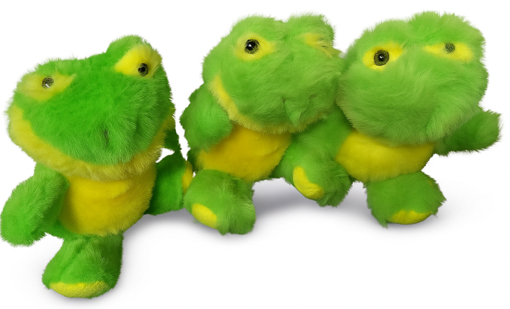 Plush Toy Frog Pack Of 3