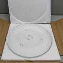CalPalmy 13.5 Inch Microwave Glass Turntable Plate Replacement, 13 1/2" Microwave Plate Compatible with GE WB49X10002, Frigidaire 5304509621, Samsung DE74-20016A, Whirlpool W10451786